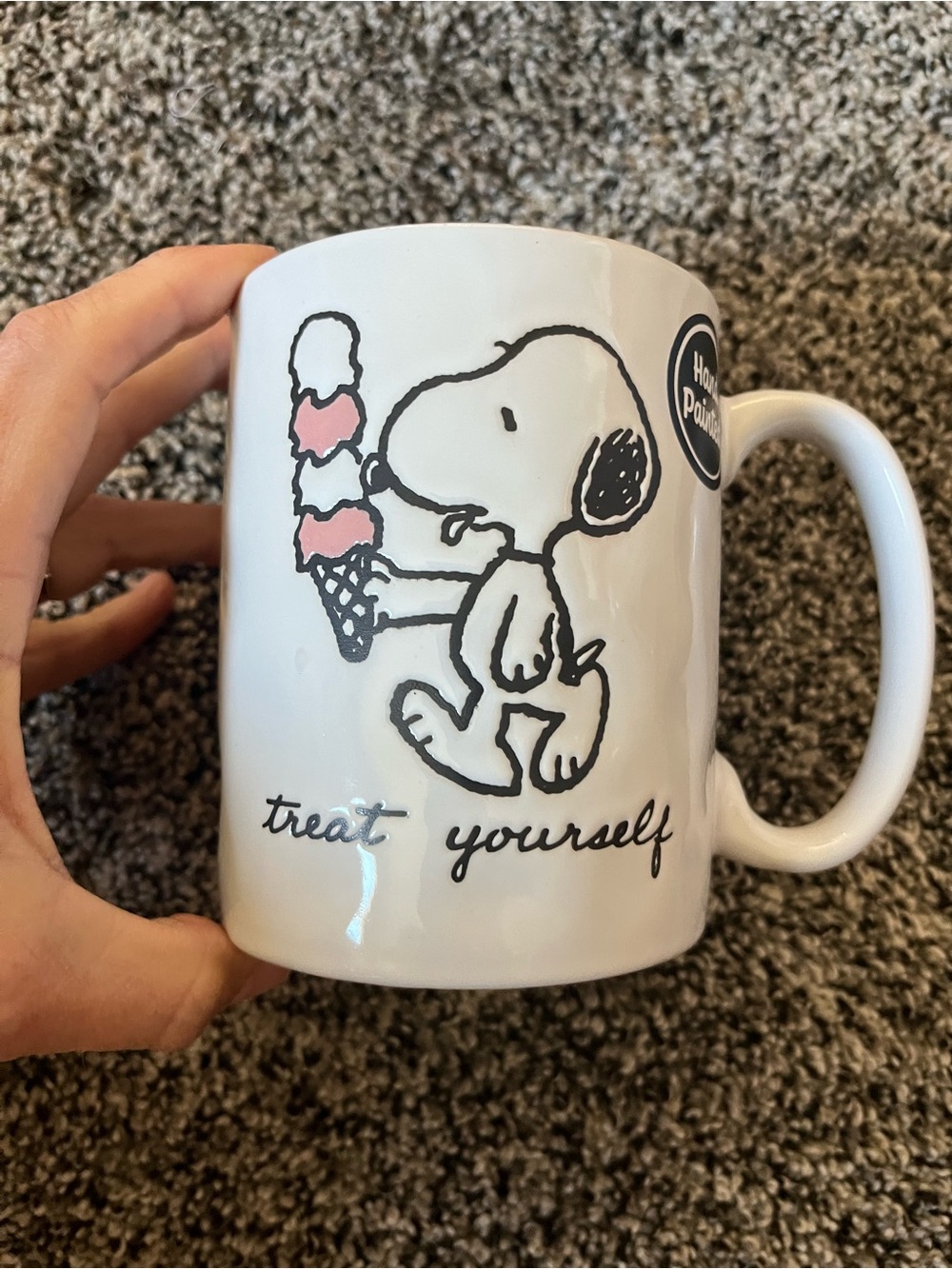 Peanuts Snoopy “Treat Yourself” mug